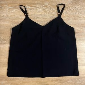 NAVY BLUE Topshop tank top - super cute for elevated summer style! Barely worn!